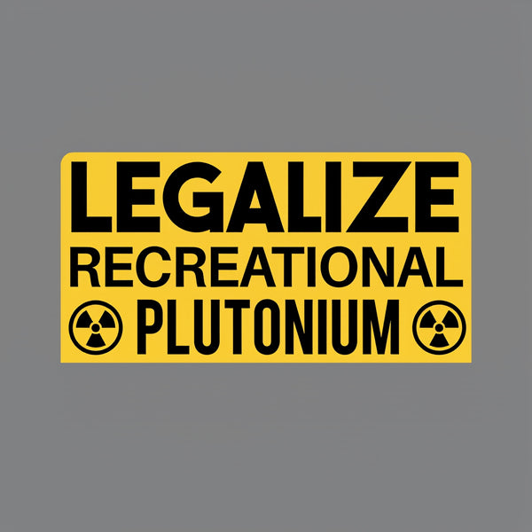 Legalize Recreational Plutonium T-Shirt