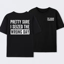 Try Again Tomorrow Front and Back Printed T-Shirt