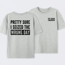 Try Again Tomorrow Front and Back Printed T-Shirt
