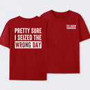Try Again Tomorrow Front and Back Printed T-Shirt