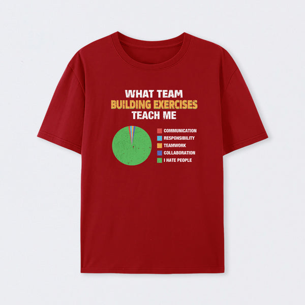 What Team Building Exercises Teach Me T-Shirt