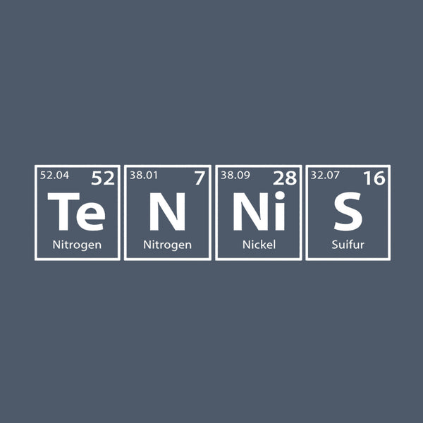 Tennis (Te-N-Ni-S) Periodic Elements T-Shirt