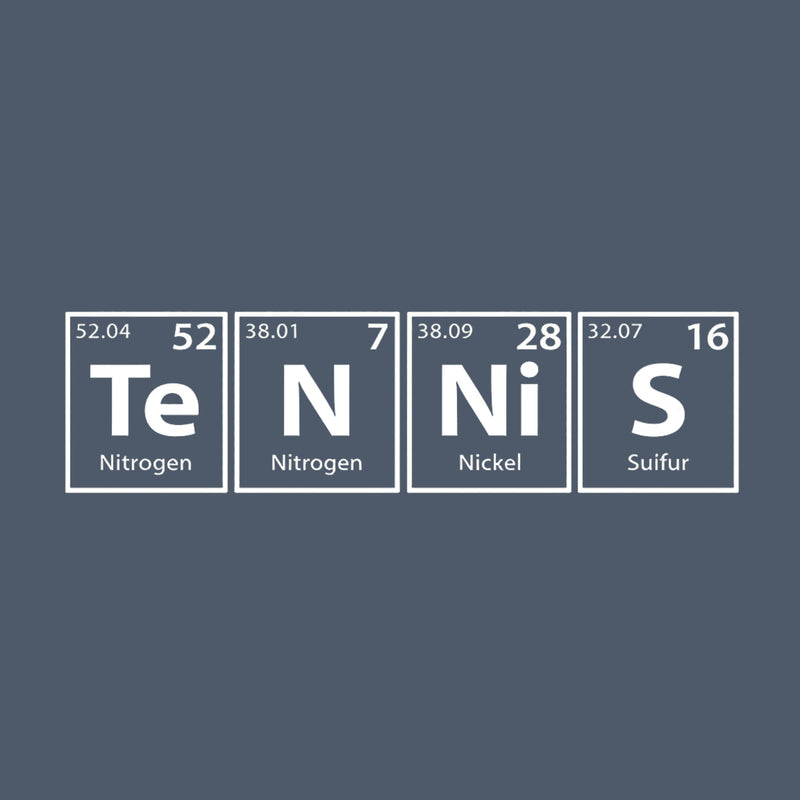 Tennis (Te-N-Ni-S) Periodic Elements T-Shirt