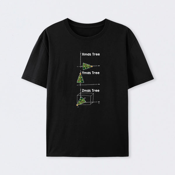 Math Christmas Tree T-Shirt