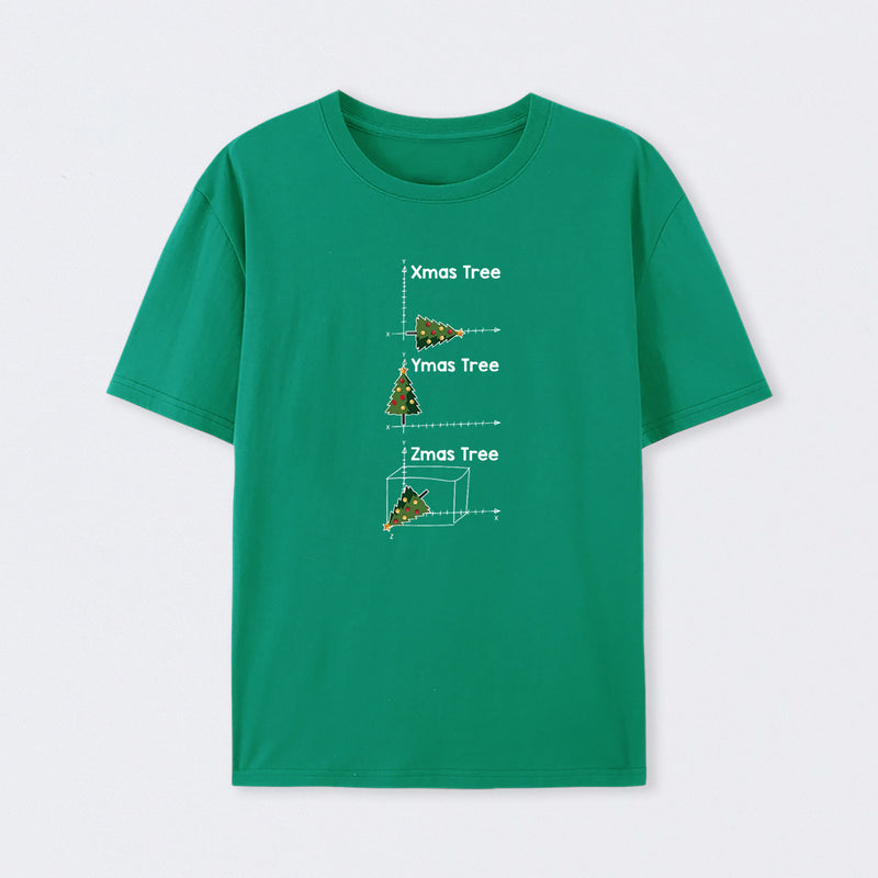 Math Christmas Tree T-Shirt