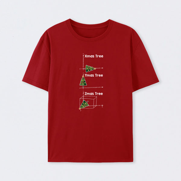 Math Christmas Tree T-Shirt