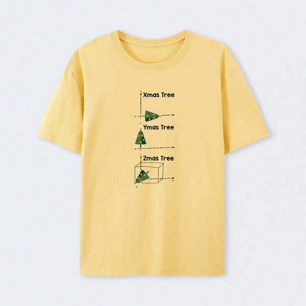 Math Christmas Tree T-Shirt