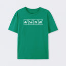 Arsenal (Ar-Se-N-Al) Periodic Elements Spelling T-Shirt