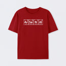 Arsenal (Ar-Se-N-Al) Periodic Elements Spelling T-Shirt