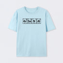 Arsenal (Ar-Se-N-Al) Periodic Elements Spelling T-Shirt