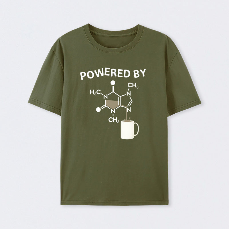 Powered By Caffeine Unisex T-Shirt