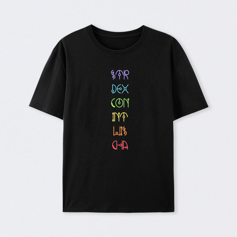 Character Abilities - Dungeons and Dragons Rainbow T-Shirt