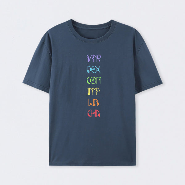 Character Abilities - Dungeons and Dragons Rainbow T-Shirt