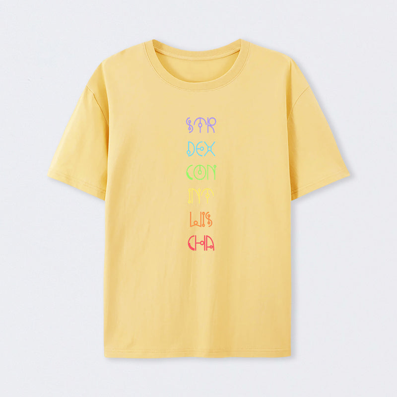 Character Abilities - Dungeons and Dragons Rainbow T-Shirt