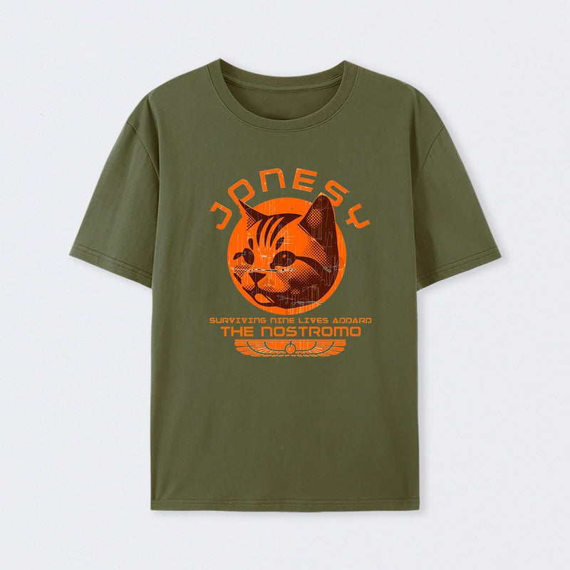 Surviving Nine Lives Aboard The Nostromo T-Shirt
