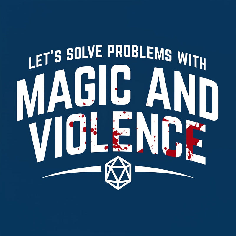 Let's Solve Problems With Magic and Violence T-Shirt