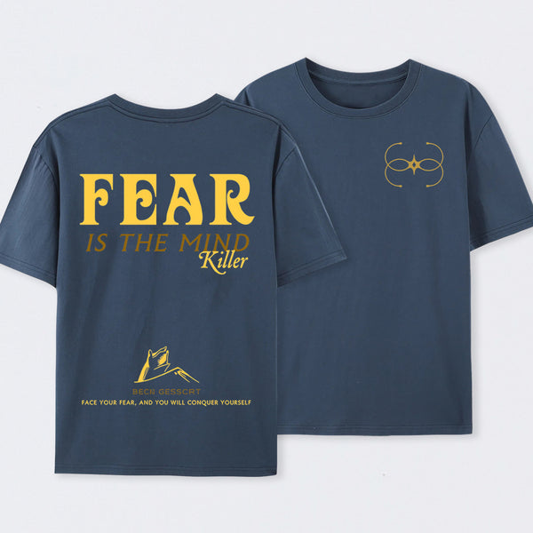 Fear Front and Back Printed T-Shirt