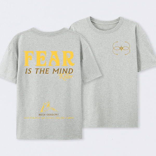Fear Front and Back Printed T-Shirt