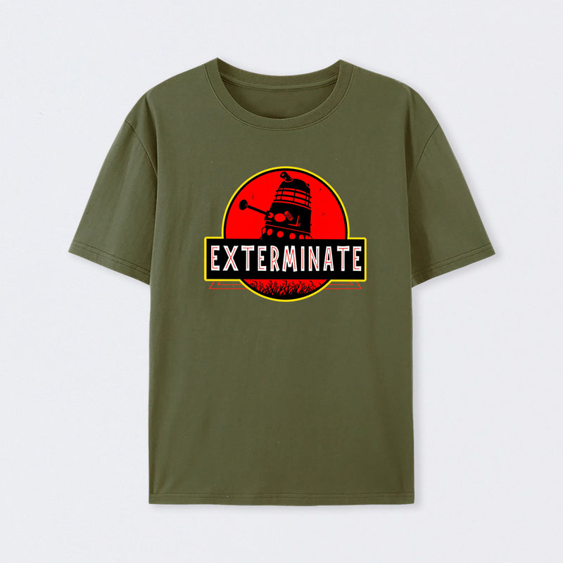Darlek Exterminate Jurassic Park Dr Who T-Shirt