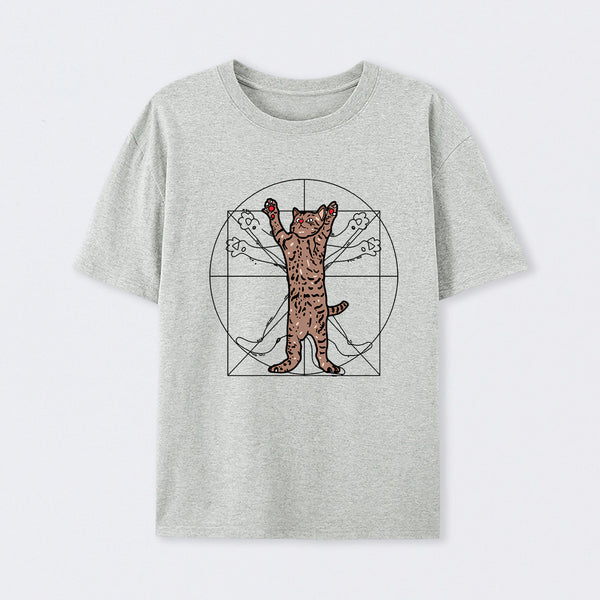Vitruvian Cat T-Shirt