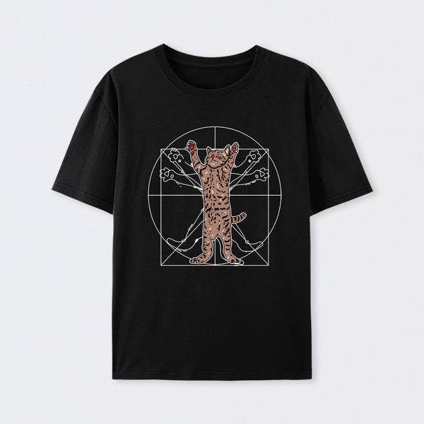 Vitruvian Cat T-Shirt