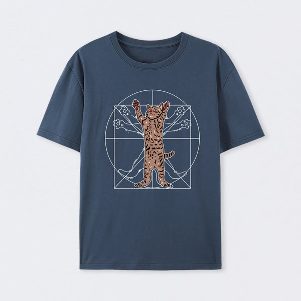 Vitruvian Cat T-Shirt