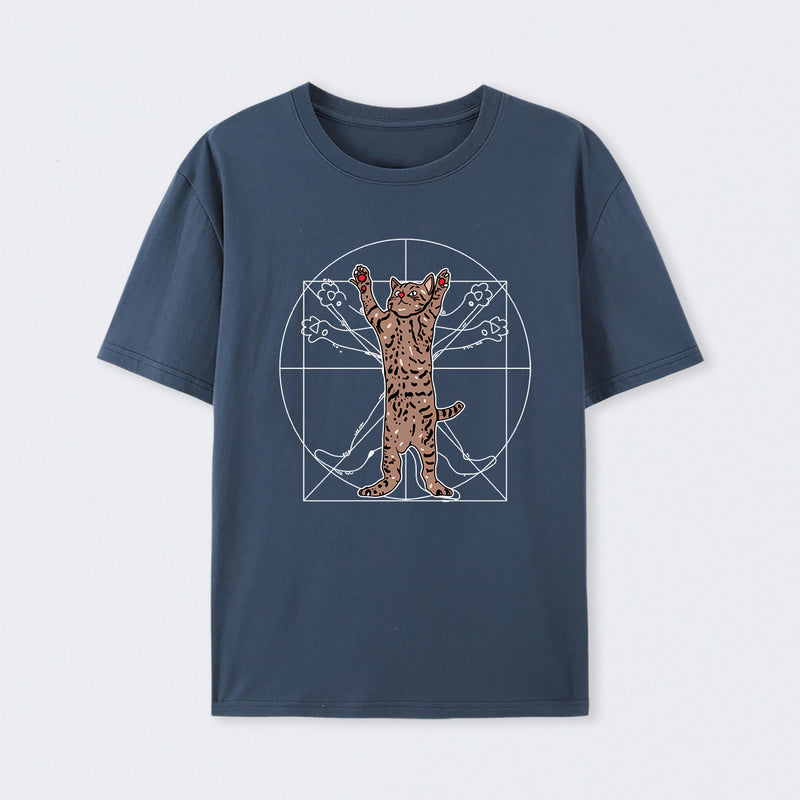 Vitruvian Cat T-Shirt