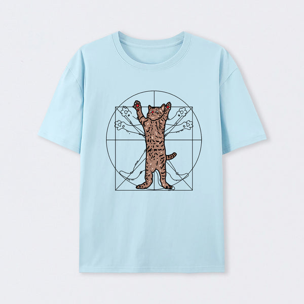 Vitruvian Cat T-Shirt