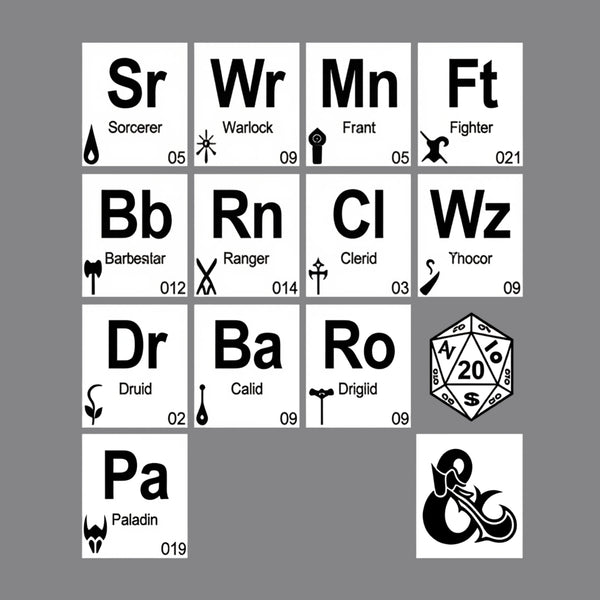 All Elements Dungeons & Dragons T-Shirt