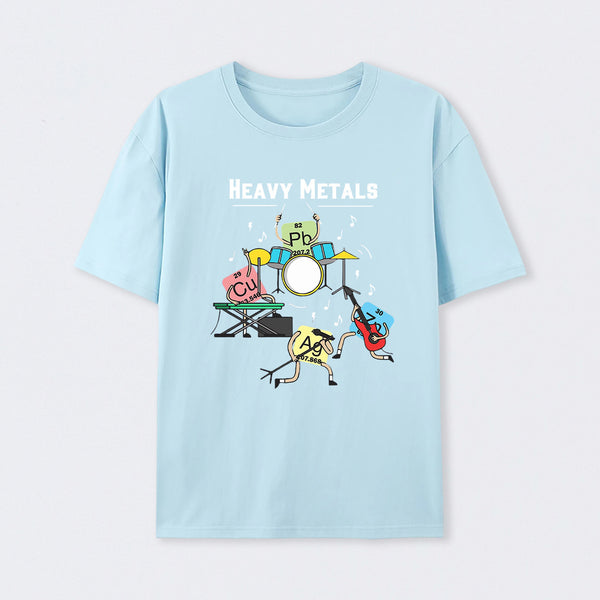 Heavy Metals Rock Chemistry Physics Periodic Table of Elements T-Shirt
