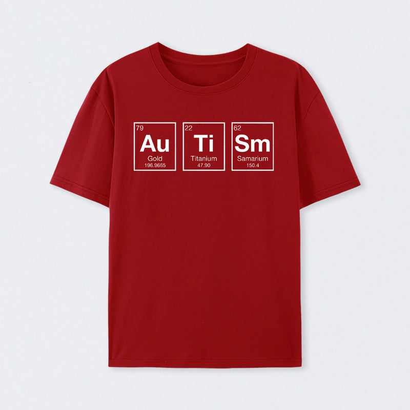 AuTiSm Periodic Table T-Shirt