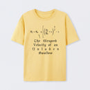 The Airspeed Velocity of an Unladen Swallow T-Shirt