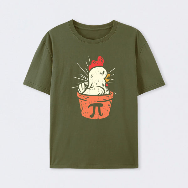 Funny Chicken Pot Pi T-Shirt