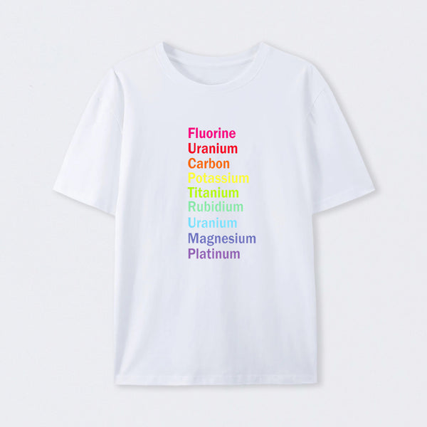 Fluorine Uranium Carbon Potassium T-Shirt