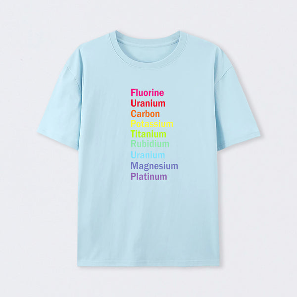 Fluorine Uranium Carbon Potassium T-Shirt