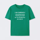 Powered By Caffeine Funny T-Shirt