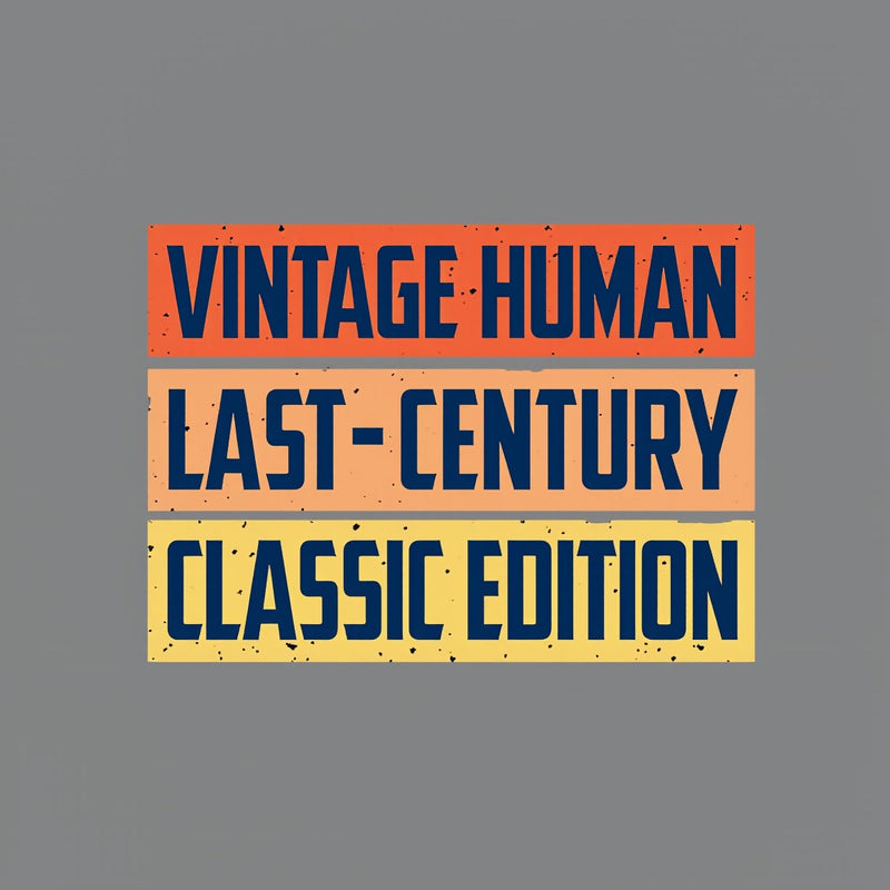 Vintage Human Geek T-shirt