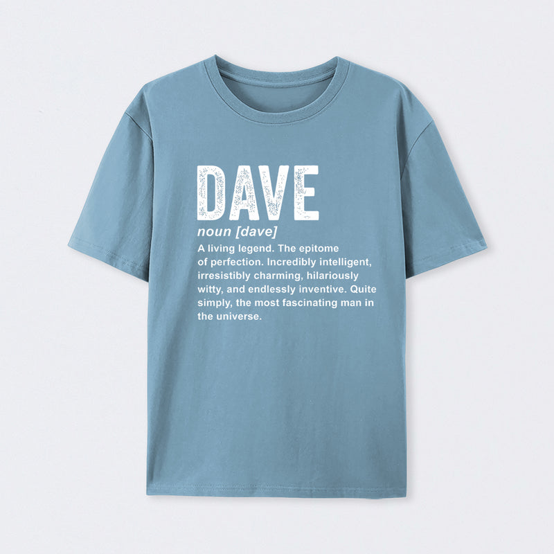 Personalized Definition Funny Dave Geek T-Shirt