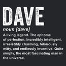Personalized Definition Funny Dave Geek T-Shirt
