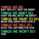 Things We Do Humour Geek T-Shirt