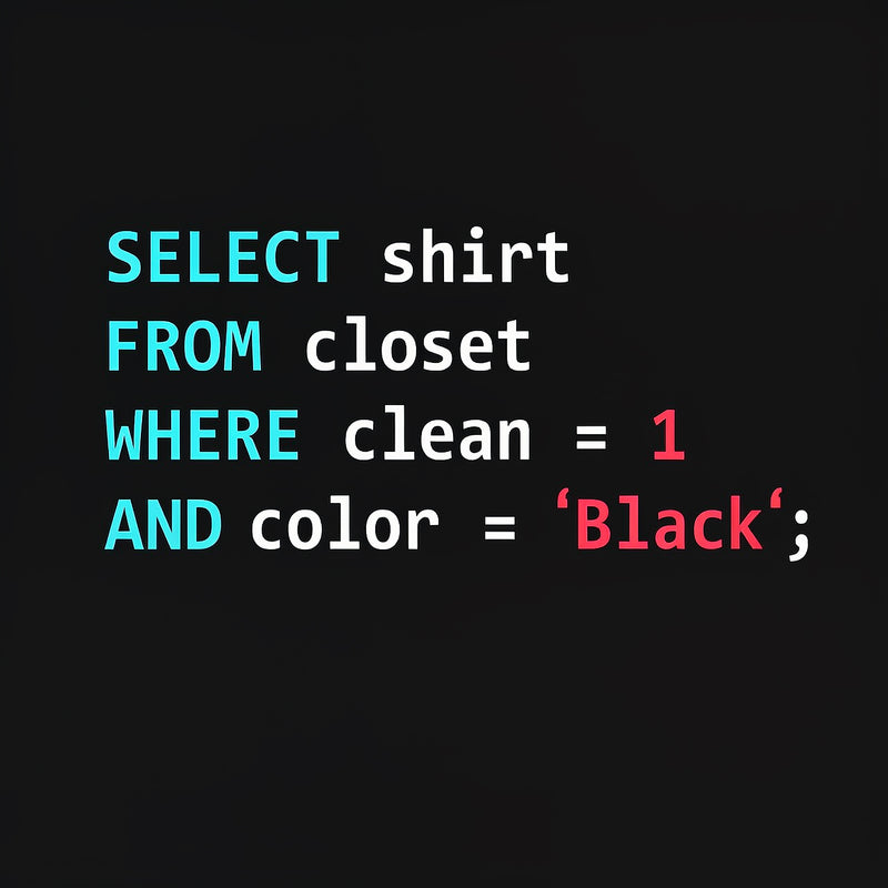 Programmer Database T-Shirt