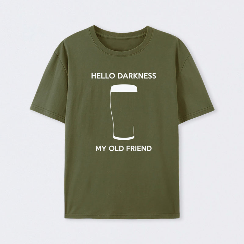 Hello Darkness My Old Friend Nerdy Graphic T-Shirt