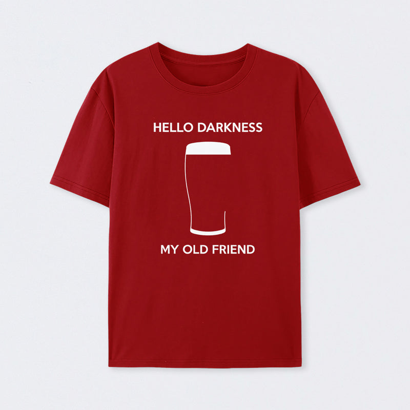 Hello Darkness My Old Friend Nerdy Graphic T-Shirt
