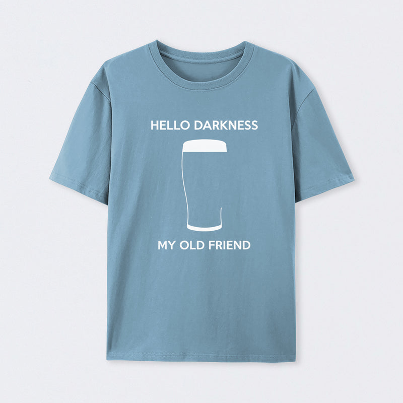 Hello Darkness My Old Friend Nerdy Graphic T-Shirt
