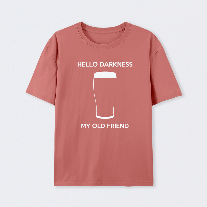 Hello Darkness My Old Friend Nerdy Graphic T-Shirt