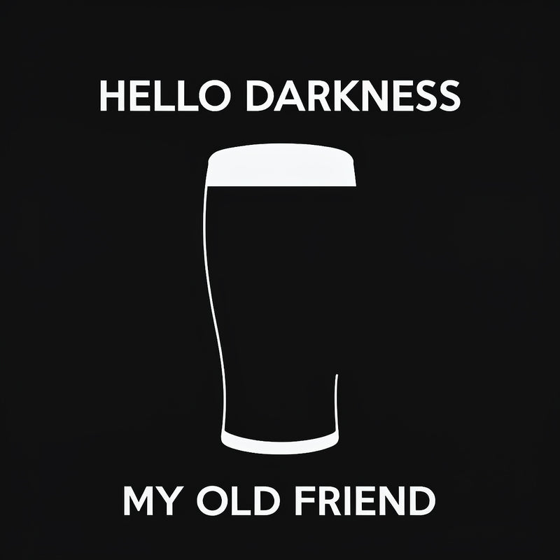 Hello Darkness My Old Friend Nerdy Graphic T-Shirt