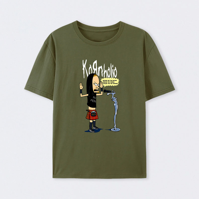 Nu Metal Rock Band Cartoon Parody T-Shirt