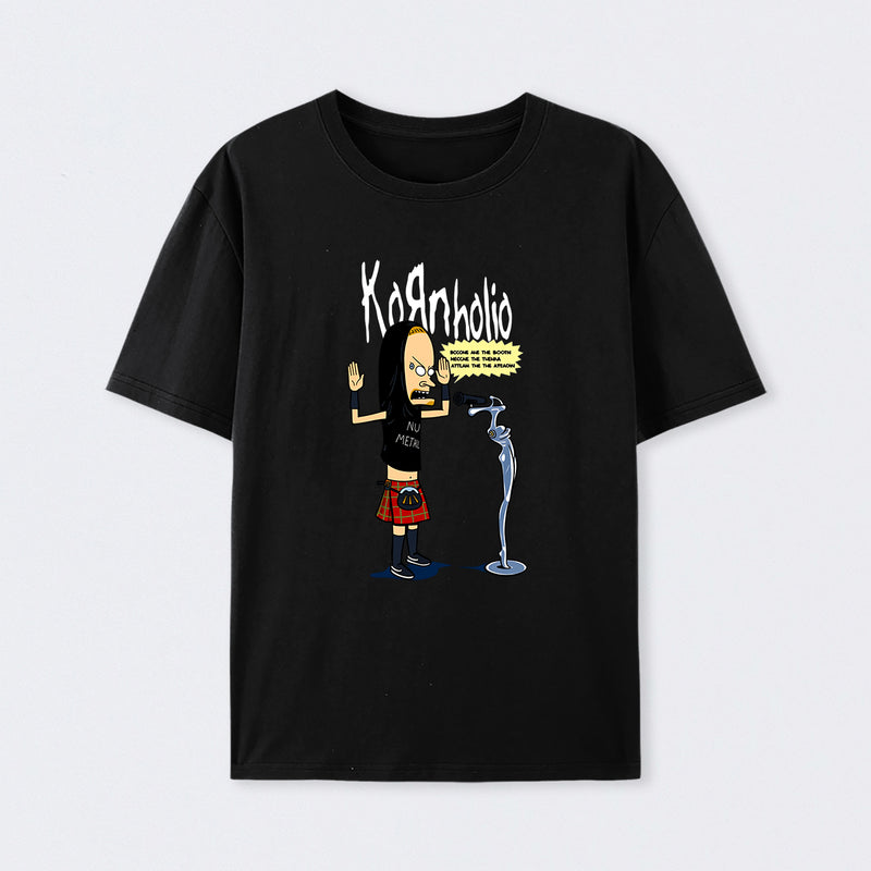 Nu Metal Rock Band Cartoon Parody T-Shirt