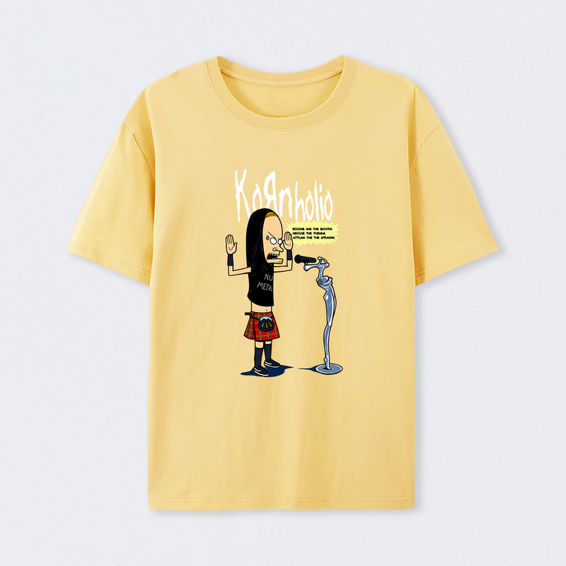 Nu Metal Rock Band Cartoon Parody T-Shirt