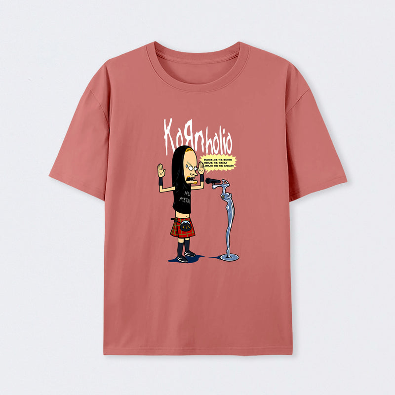 Nu Metal Rock Band Cartoon Parody T-Shirt